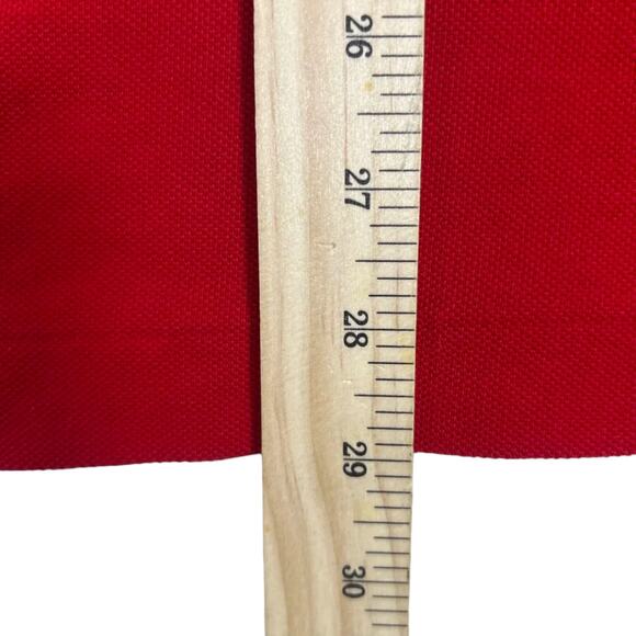 Lacoste Red Polo Shirt Men's Size XL EU 9 Preppy Old Money Designed in France - Picture 7 of 10